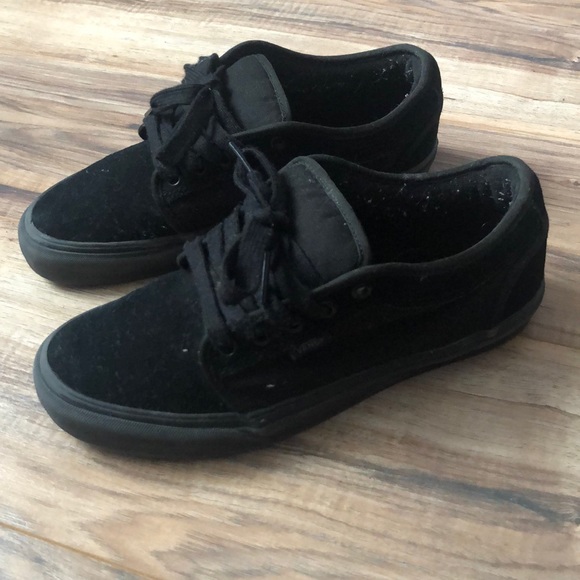 Vans Other - Black Canvas/suede Vans
